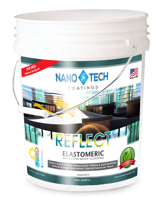 NanoTech REFLECT Elastomeric Roof Coating